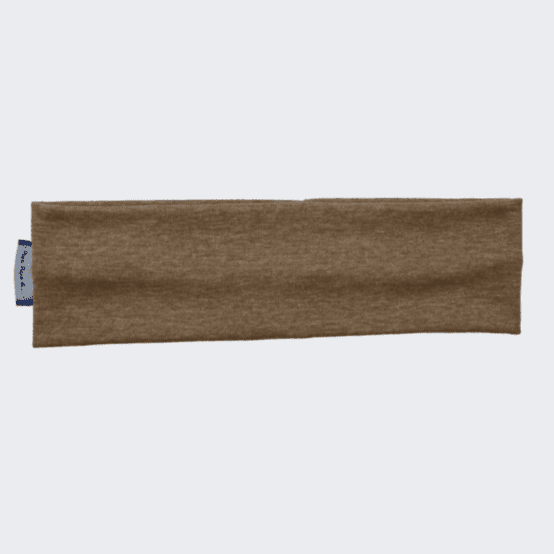 Bandeaux jersey marron chiné