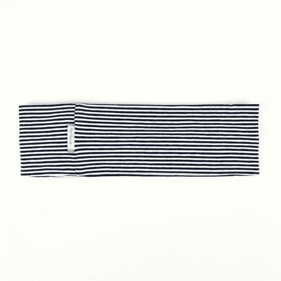 Bandeaux jersey Rayé Marine