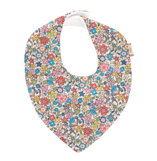 Bavoir bandana mille et une fleurs