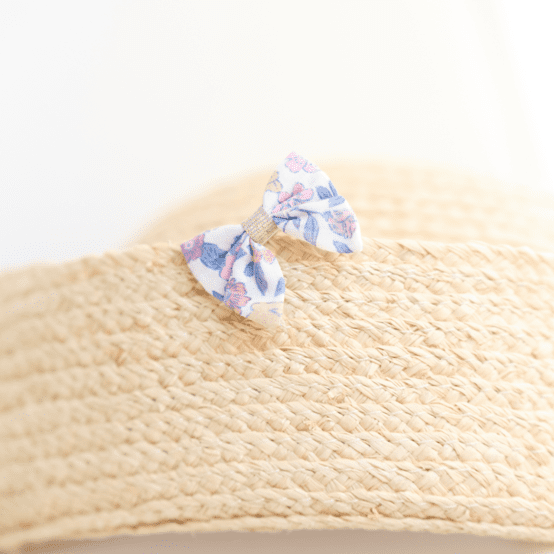 Barrette Mini Noeud Papillon comptine enchantée rose