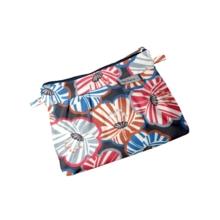 Mini pochette plissée anémones rayées