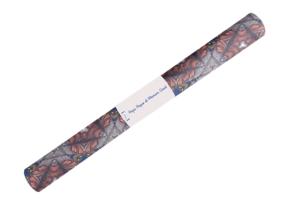Coupon tissu enduit de 35cm  ex2414 ethnique corail