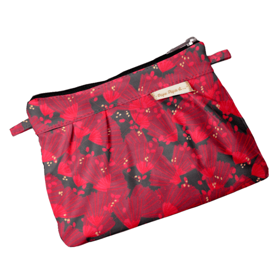 Mini pochette plissée féérie fuchsia