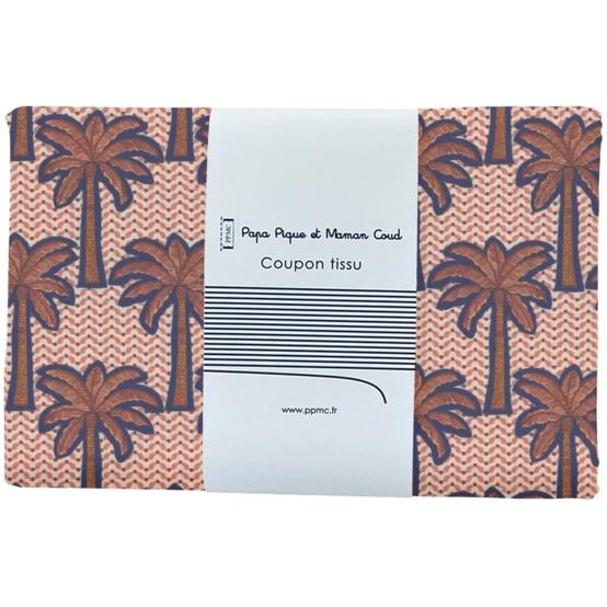 Coupon tissu 1 m palmeraie