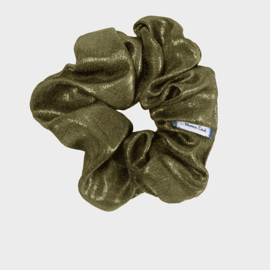 Chouchou lurex olive