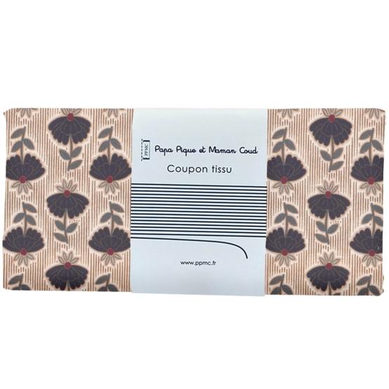 Coupon tissu 50 cm ex2579 shanti marine or