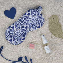 Masque de sommeil scandinavia bleu
