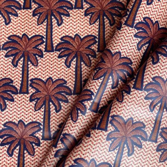 Tissu enduit au mètre palmeraie