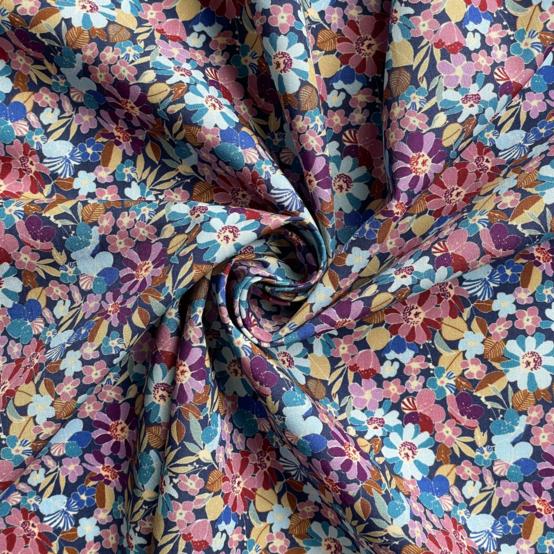 Tissu coton au mètre bloom 70