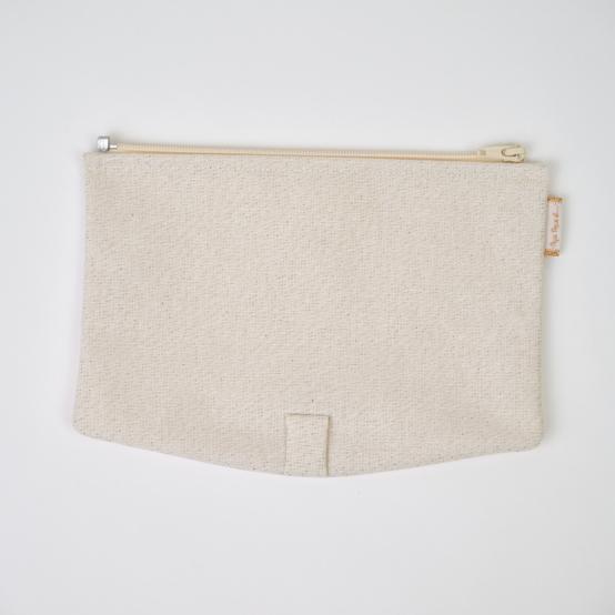 Rabat sac compagnon beige pailleté