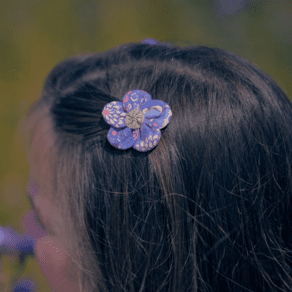 Mini Barrette Pétales de Fleur lavandula