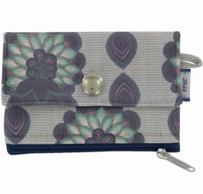 Mini pochette porte-monnaie lotus vert