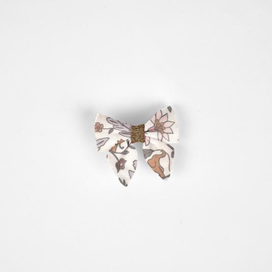 Barrette Mini Noeud Papillon rêve de jasmin