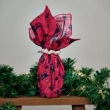 Furoshiki moyen 48 x 48 cm féérie fuchsia