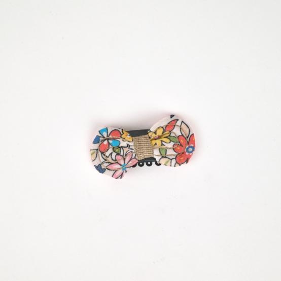 Barrette Noeud Anti-Glisse mille et une fleurs