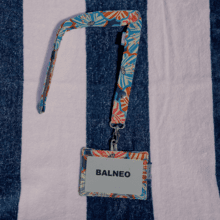 Porte-clés collier anémones rayées