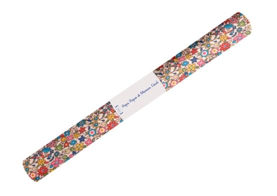 Coupon tissu enduit de 35cm  mille et une fleurs