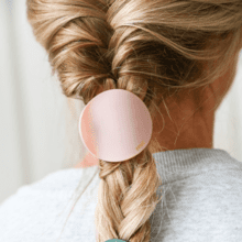 Pince plate ronde rose pâle