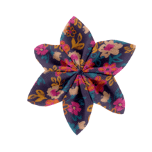 Barrette fleur étoile hippie fleurie