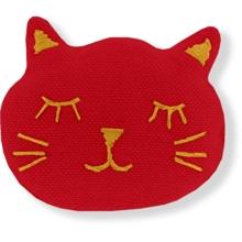 Barrette miaou rouge