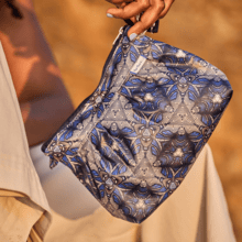 Pochette plissée ethnique