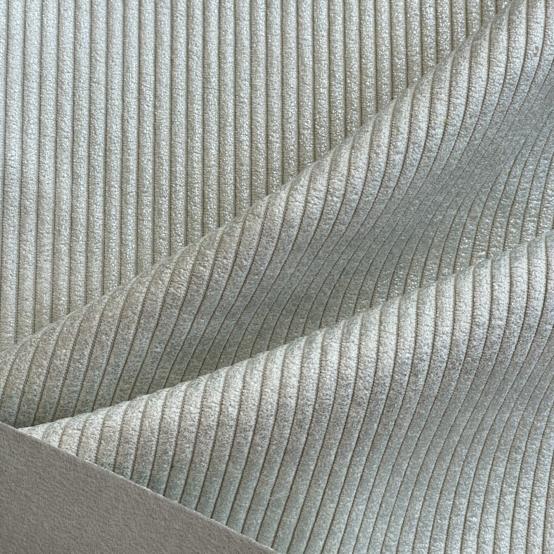 Tissu velours côtelé large argent
