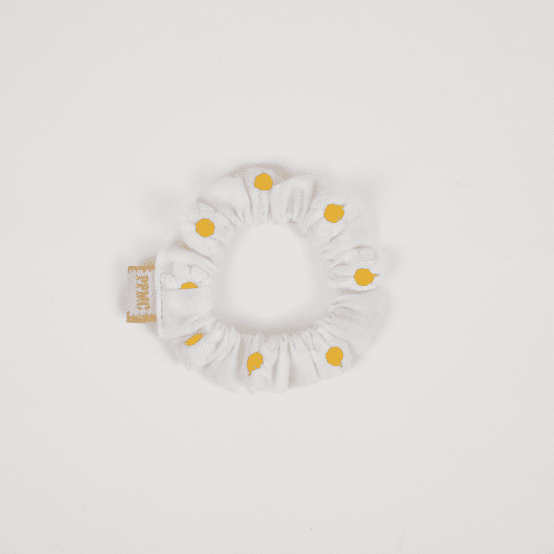 Mini Chouchou paquerettes blanches