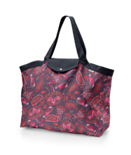 Grand sac cabas en tissu purple d'amour