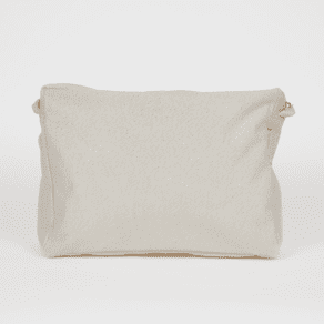 Base grande besace sans bandoulière beige pailleté