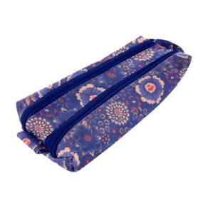 Trousse double compartiment lavandula