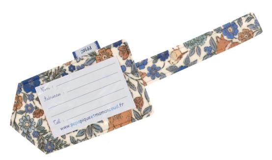 Etiquette bagage comptine enchantée