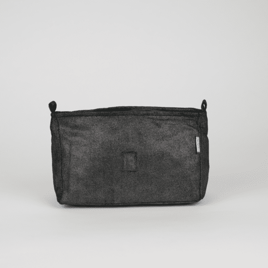 Base sac compagnon  suédine pailletée argent