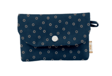 Pochette Savon bulle bronze marine