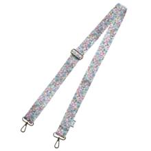Bandoulière étroite pastel fleuri