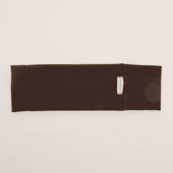Bandeau jersey marron