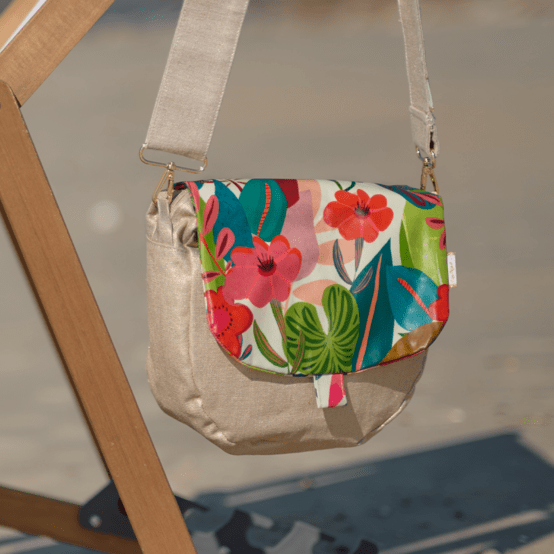 Rabat petite besace fleurs des iles