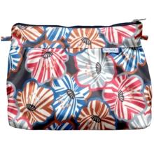 Pochette plissée anémones rayées