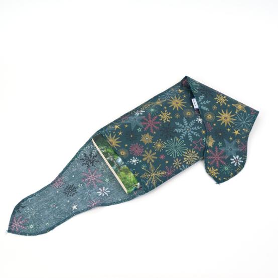 Fupochiki M (17.5 x 24 cm) ex2556 noel étoile de noel or vert bleu