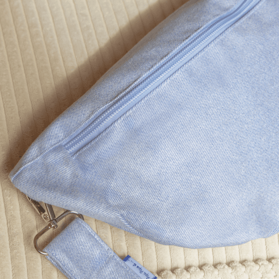 Sac banane jean irisé