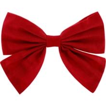 Barrette noeud papillon rouge