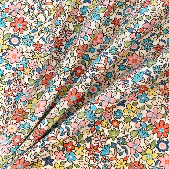Tissu voile mille et une fleurs
