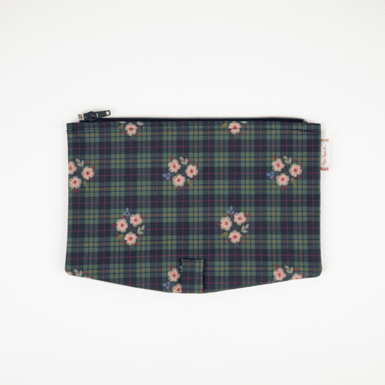 Rabat sac compagnon tartan fleuri