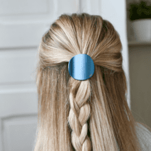 Pince plate ronde bleu jean