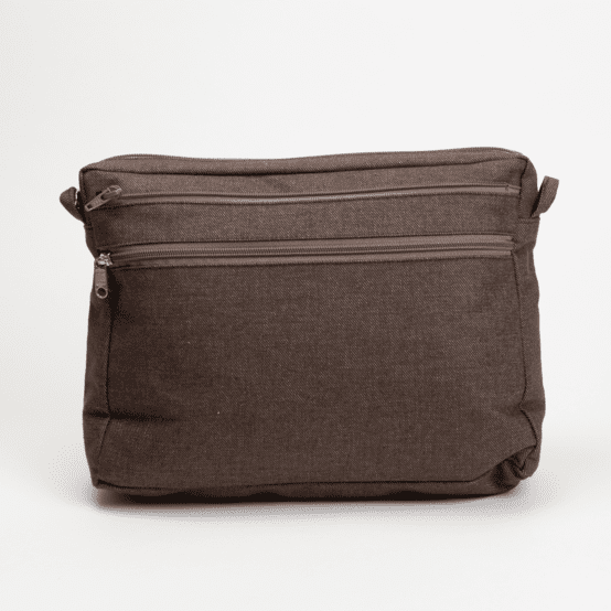 Base grande besace sans bandoulière jean chocolat