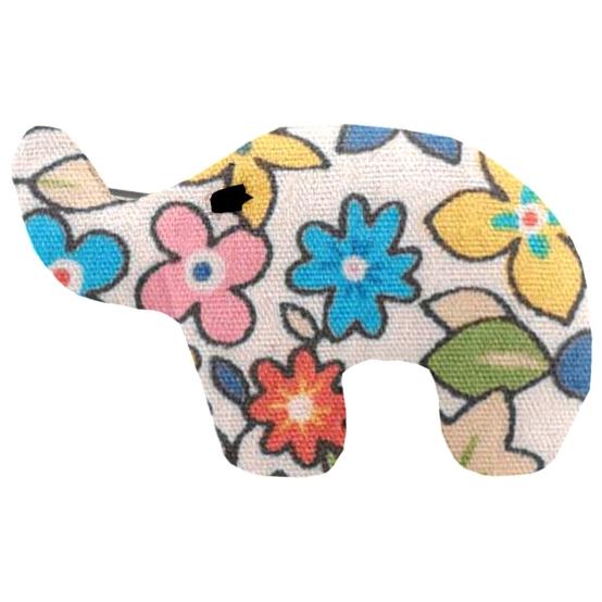 Barrette Eléphanteau mille et une fleurs