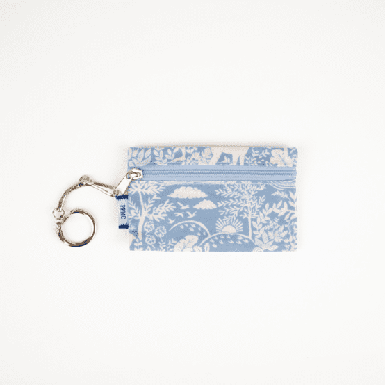 Pochette porte-clés toile de biche