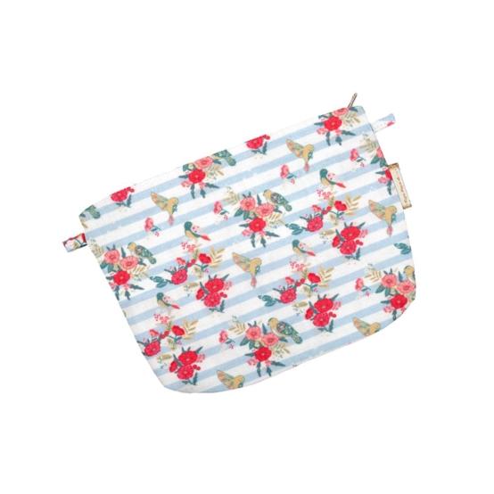 Mini pochette tissu horizons fleuris