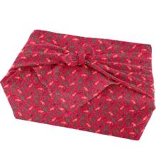 Furoshiki moyen 48 x 48 cm ex2252 houx rouge 