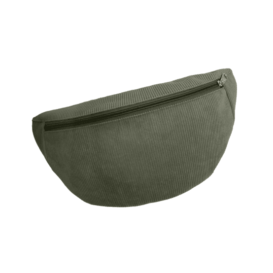 Petit sac banane velours côtelé kaki