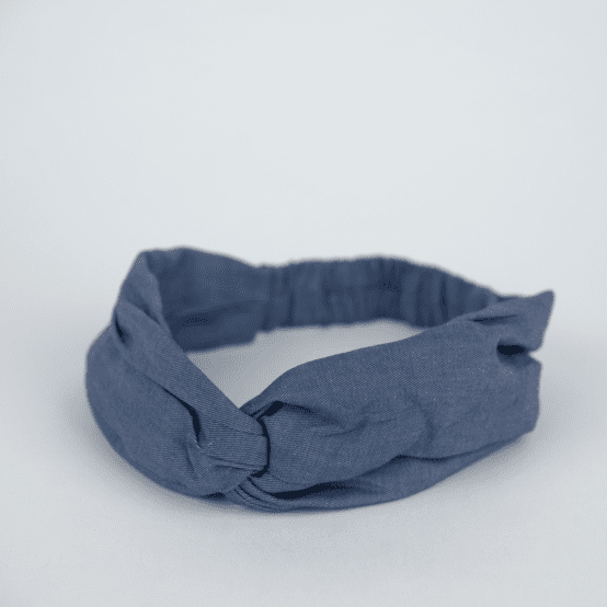 Bandeau croisé bébé 1 - 3 ans jean fin